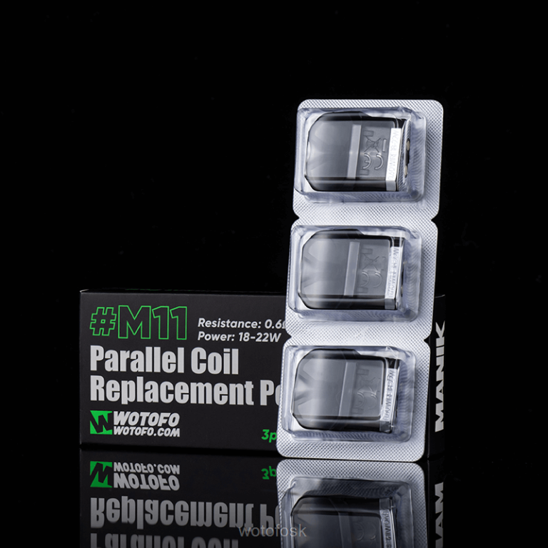 m12 nexmesh cievka vstavaná 3ks Z624V88 Wotofo MANIK mini náhradný pod - WOTOFO vape flavours