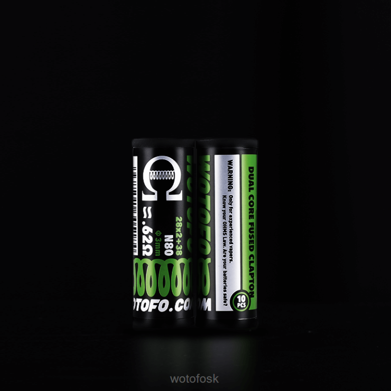 dvojjadrový poistkový clapton 0,28 ohm 10ks Z624V314 Wotofo vopred zostavené cievky - WOTOFO vape pods