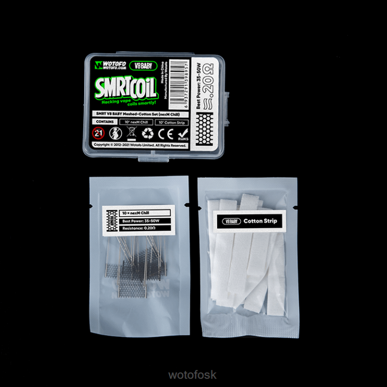 nexmesh extrém Z624V369 Wotofo SMRT v8 detská súprava zo sieťoviny a bavlny - WOTOFO vape review