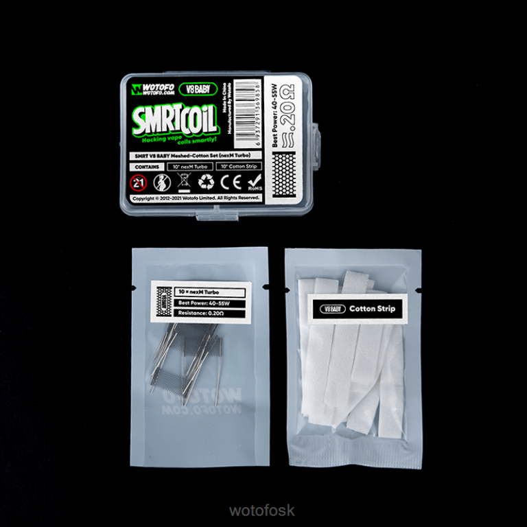 nexmesh turbo Z624V368 Wotofo SMRT v8 detská súprava zo sieťoviny a bavlny - WOTOFO vape flavours