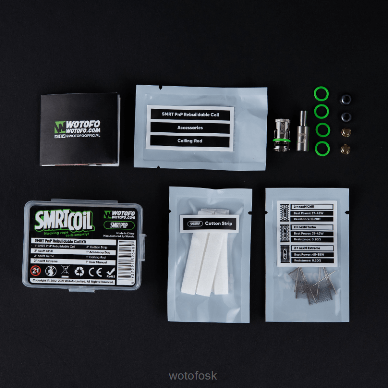 súprava smrti pnp Z624V318 Wotofo SMRT prestaviteľná súprava cievok - WOTOFO vape flavours